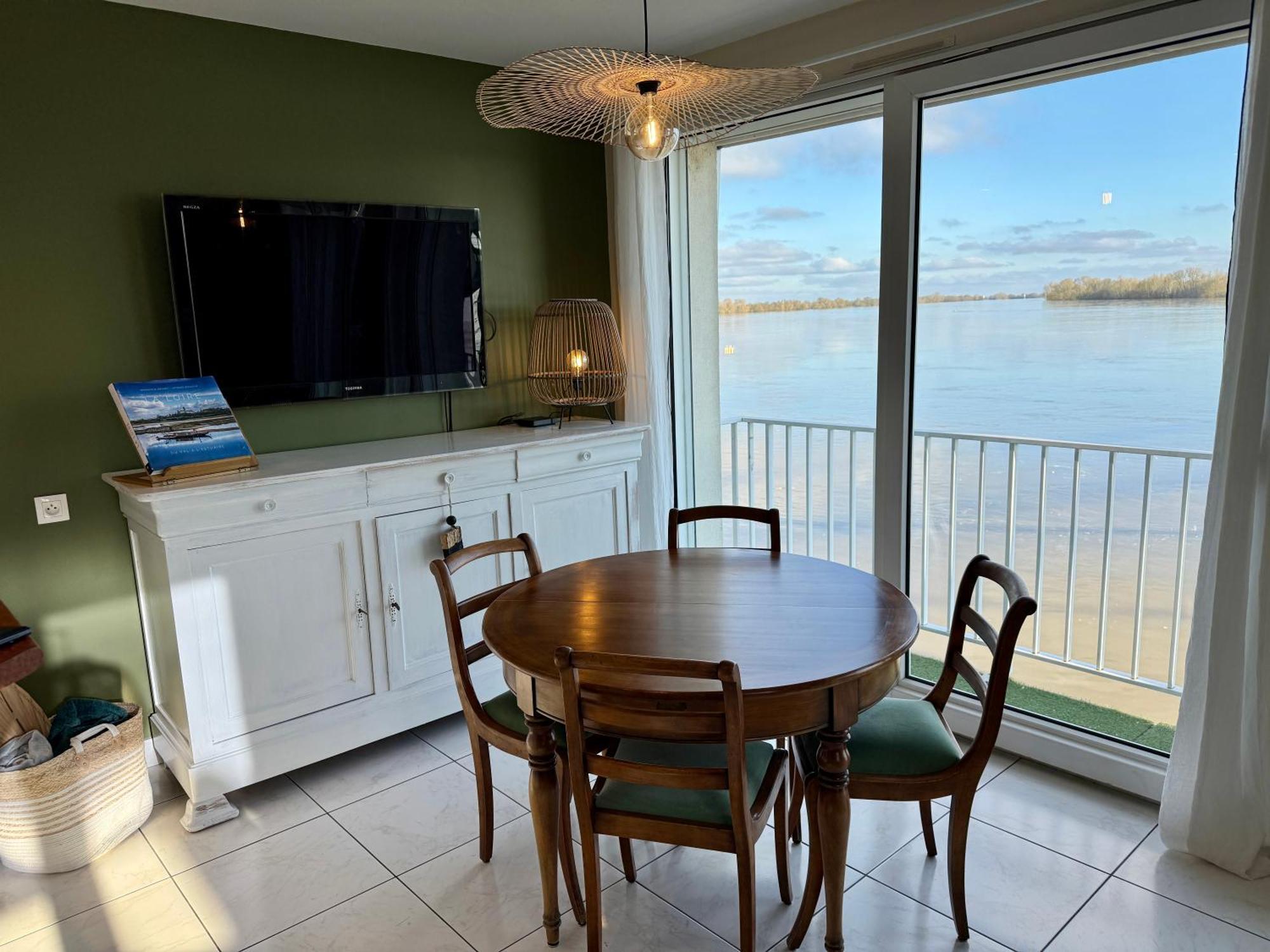 Gite Loirizon Vue Loire 4 Personnes Ingrandes  Exterior photo