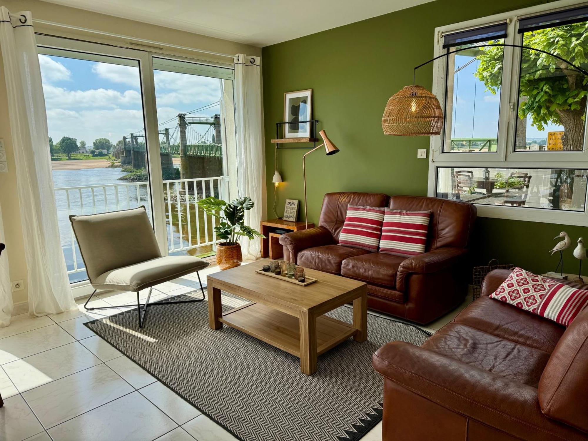 Gite Loirizon Vue Loire 4 Personnes Ingrandes  Exterior photo